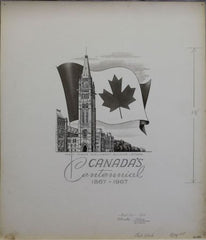 US Artmaster Scott 1324 1967 Canada Centenary - Artwork