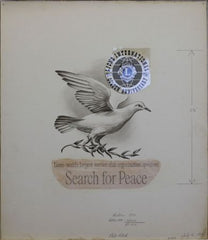 US Artmaster Scott 1326 1967 Peace Dove - Artwork