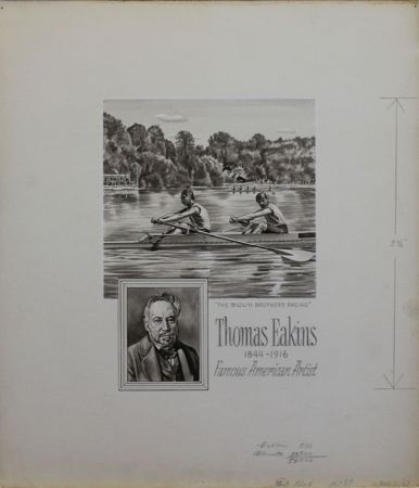 US Artmaster Scott 1335 1967 Thomas Eakins - Artwork