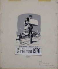 US Artmaster Scott 1415 - 18 1970 Christmas - Artwork