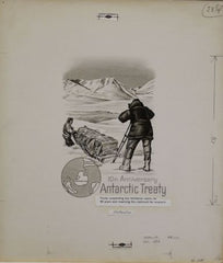 US Artmaster Scott 1431 1971 Antarctic Treaty, Map - Artwork