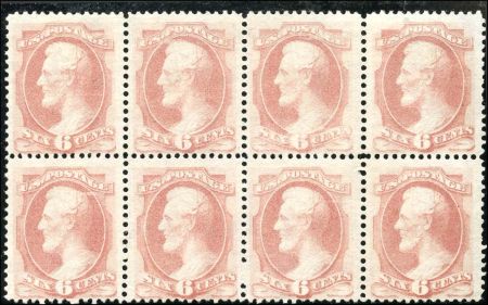 US 159 Bank Notes F - VF Block of 8