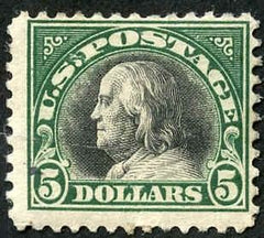 US 524 Washington / Franklin Unused VF MF