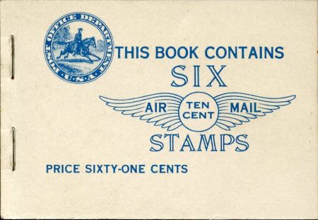 US C10a Airmail Booklet - Special Position