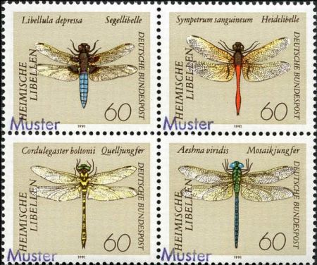 Germany 1991 1671 - 1674 F - VF NH