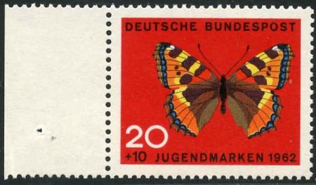 Germany B382 Variety 1962 - without wmk