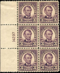 US 555 NH VF + Plate Block