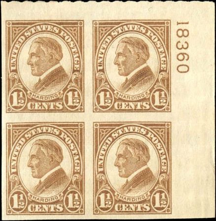 US 575 - 577 and 631 VF - XF NH/LH Plate Block cv $227.50