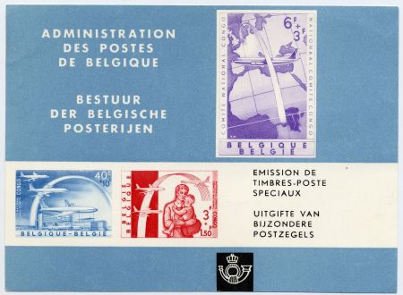 Belgium 1960 B669-71 Souvenir Card