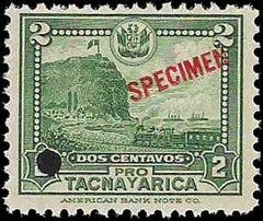 Peru RA13 1928 F - VF NH Railway/Trains, Tacna-Africa Border dispute with Chile