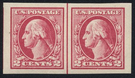 US 532 Washington / Franklin XF - Sup NH Line Pair w/ Vertical Line cv $160