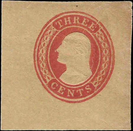 US Cut Squares U6 VF, mint tiny crease