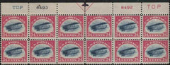 US C3 Airmail F - VF LH - NH PB of 10