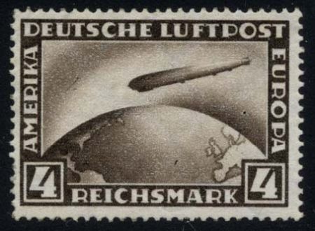 Germany 1930 C37 LH Perfs separated from margin Mi. 424