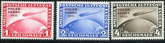 Germany 1931 C40 - C42 F - VF LH Polar overprint