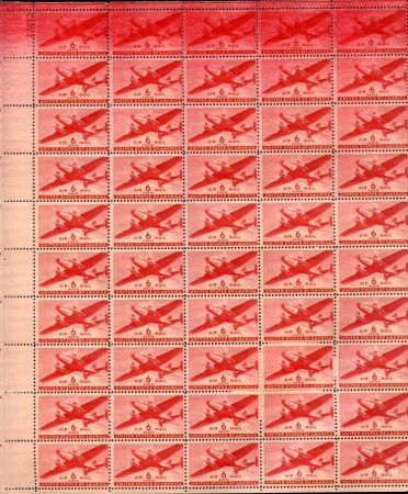 US Errors Airmail Sheets C25