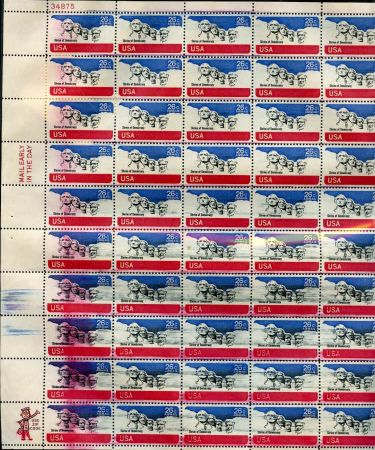 US Errors Airmail Sheets C88