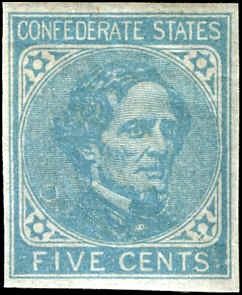 US Back Of Book - Confederate States of America 7 VF - XF LH