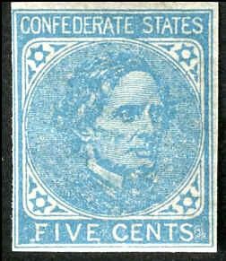 US Back Of Book - Confederate States of America 7 F - VF NH