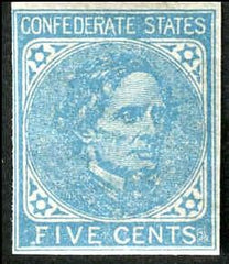 US Back Of Book - Confederate States of America 7 F - VF LH