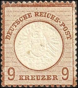 Germany 25a Ave Hinged MF Fresh with small thin cv $1,400