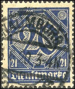 Germany OL12 var. F - VF Rare!