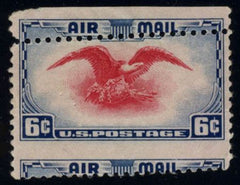 US Errors Airmail C23 Perf Shift