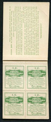 US 15 - 16a NH Booklet of 11 panes of 4