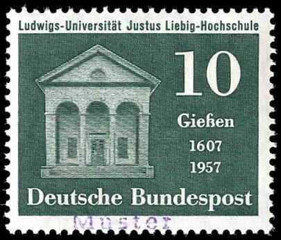 Germany 1957 768 Specimen Ovpt - Liebig Laboratory