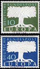 Germany 1957 771 - 772 Specimen Ovpt - Europa, United Europe Peace and Prosperity