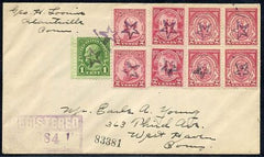 US Connecticut, Plantsville 632, 385, 683, 689 Fancy Cancel Cover, Star