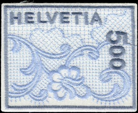 Switzerland 1075 VF NH Embroidered Stamp