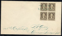 US Kentucky, 704 Fancy Cancel Cover, St Patricks Day