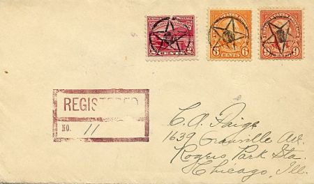 US Kentucky, Ed 558, 561, 681 Fancy Cancel Cover, Star