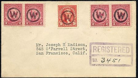 US New Jersey, Wildwood 561, 689 Fancy Cancel Cover, W in Circle