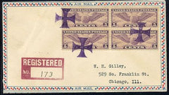 US Ohio, Dawn C12 Fancy Cancel Cover , Maltese Cross