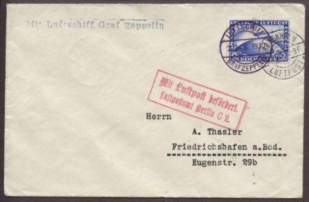 Germany 1930 Circuit flight Copenhagen drop S.68Bd