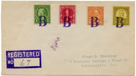 US Illinois, Braceville 632, 638, 640, 688 Fancy Cancel Cover, B