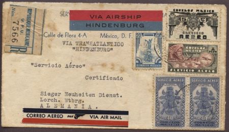 Mexico 1936 2nd North America Flight S.411D