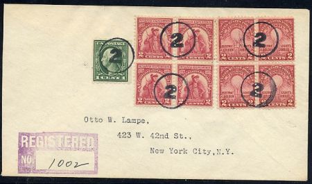 US Pennsylvania, Sharpsville 410, 654, 657  Fancy Cancel Cover