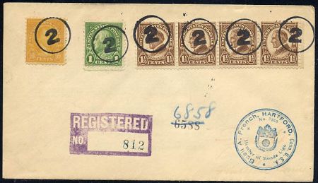 US Pennsylvania, Sharpsville 632, 633, 642  Fancy Cancel Cover