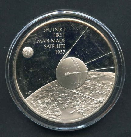 Space Achievement Silver Medal  Sputnik l