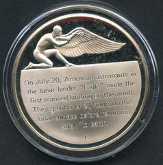 Space Achievement Silver Medal  First Manned Landing on the Moon
