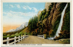 US 1927 Lindbergh Day PPC 644, Horsetail Falls, Waterfall