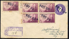 US Washington, Dayton 738 Fancy Cancel Cover