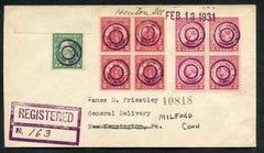 US Illinois, Henton 486, 680, 689 Fancy Cancel Cover , Circles