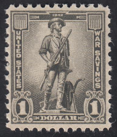 US WS10 War Savings Stamp F - VF NH