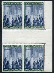 Vatican 132 - 135 Error VF NH Gutter Blocks - only 4 values are listed in CEI