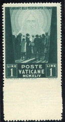 Vatican 99 Error F - VF NH Imperf at Bottom