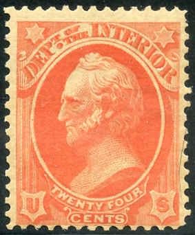 US O22 Officials F - VF NH Slight Offset